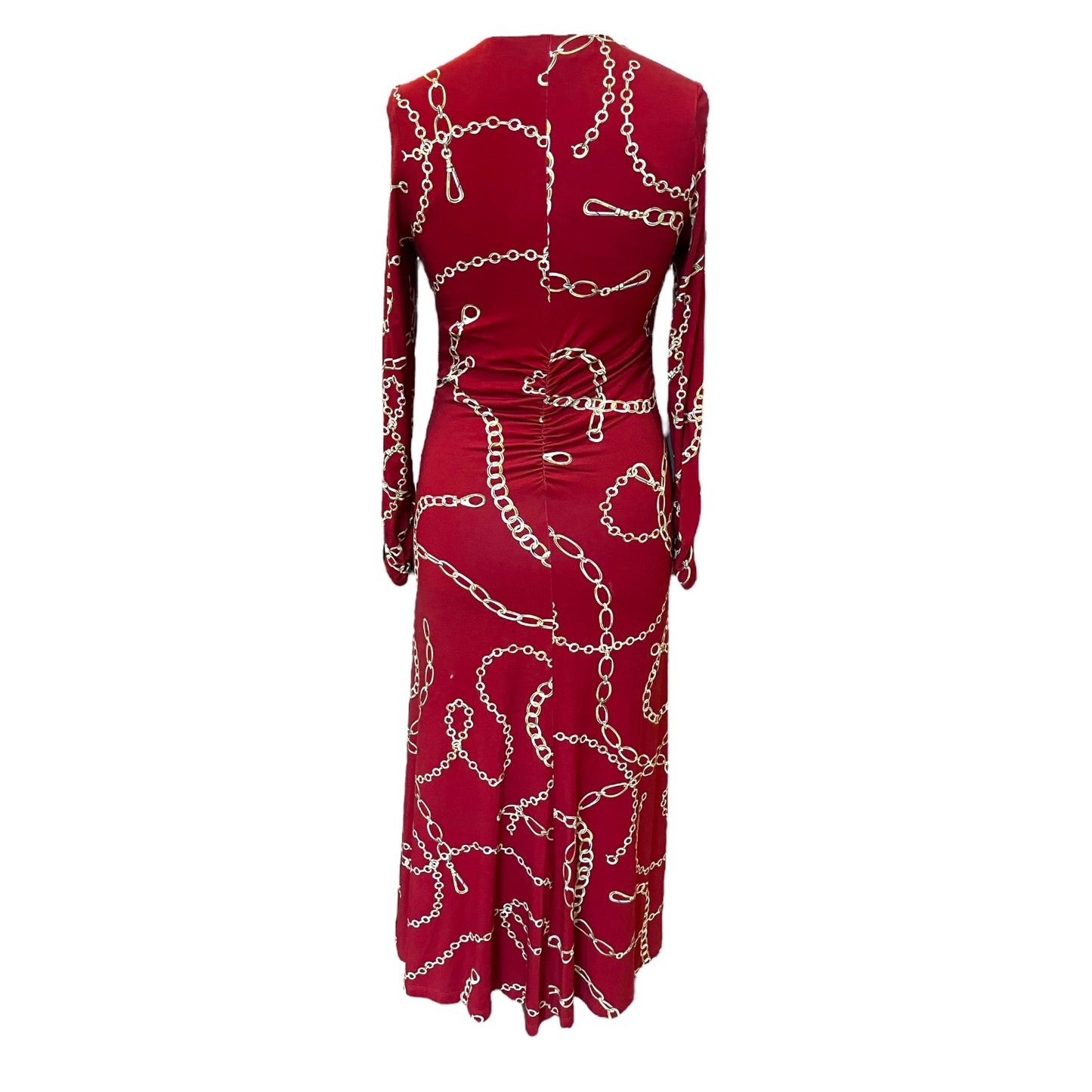 Phase Eight Red Chain Print Dress