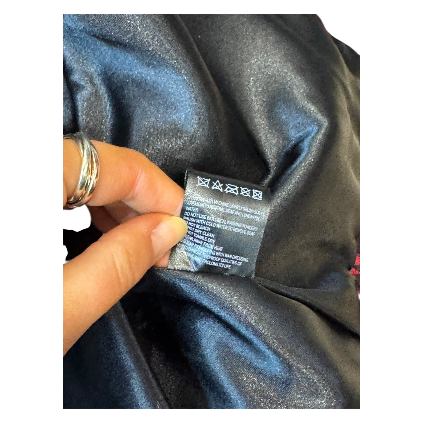 Tahlia Red Peplum Leather Jacket - 10/12 - NEW