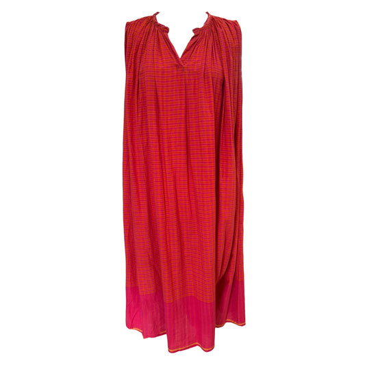Runaway Bicycle Red and Pink Dress - 14