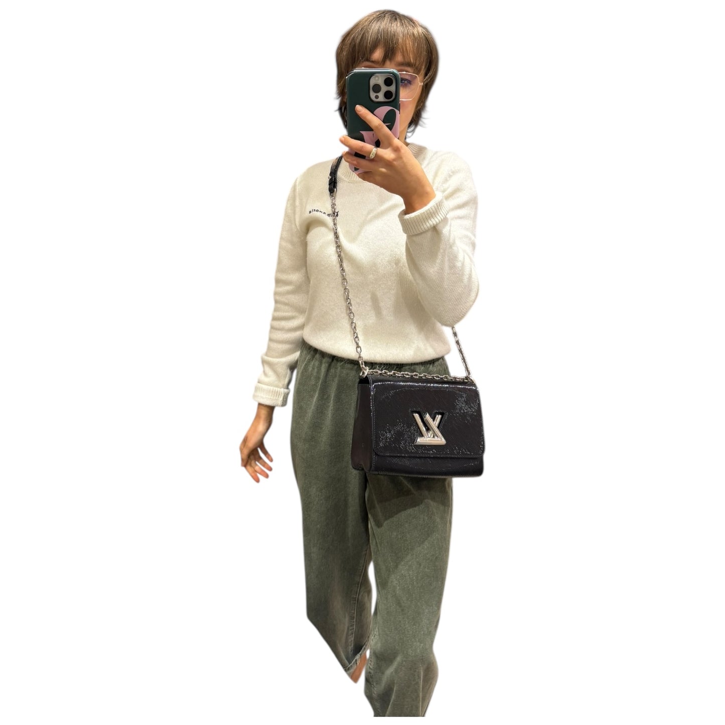 Louis Vuitton Black Twist Bag MM