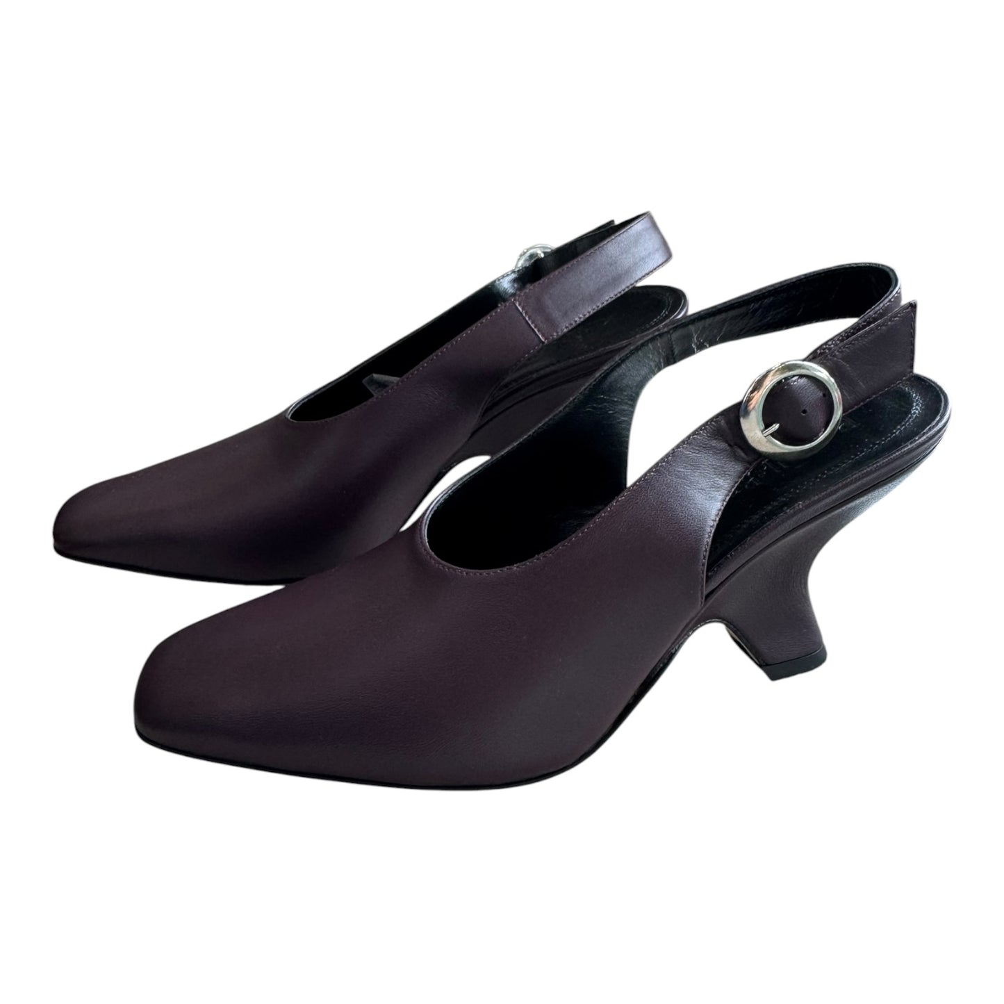 Russell & Bromley Haymoor Wedge Slingback Heels - 38/5 - NEW
