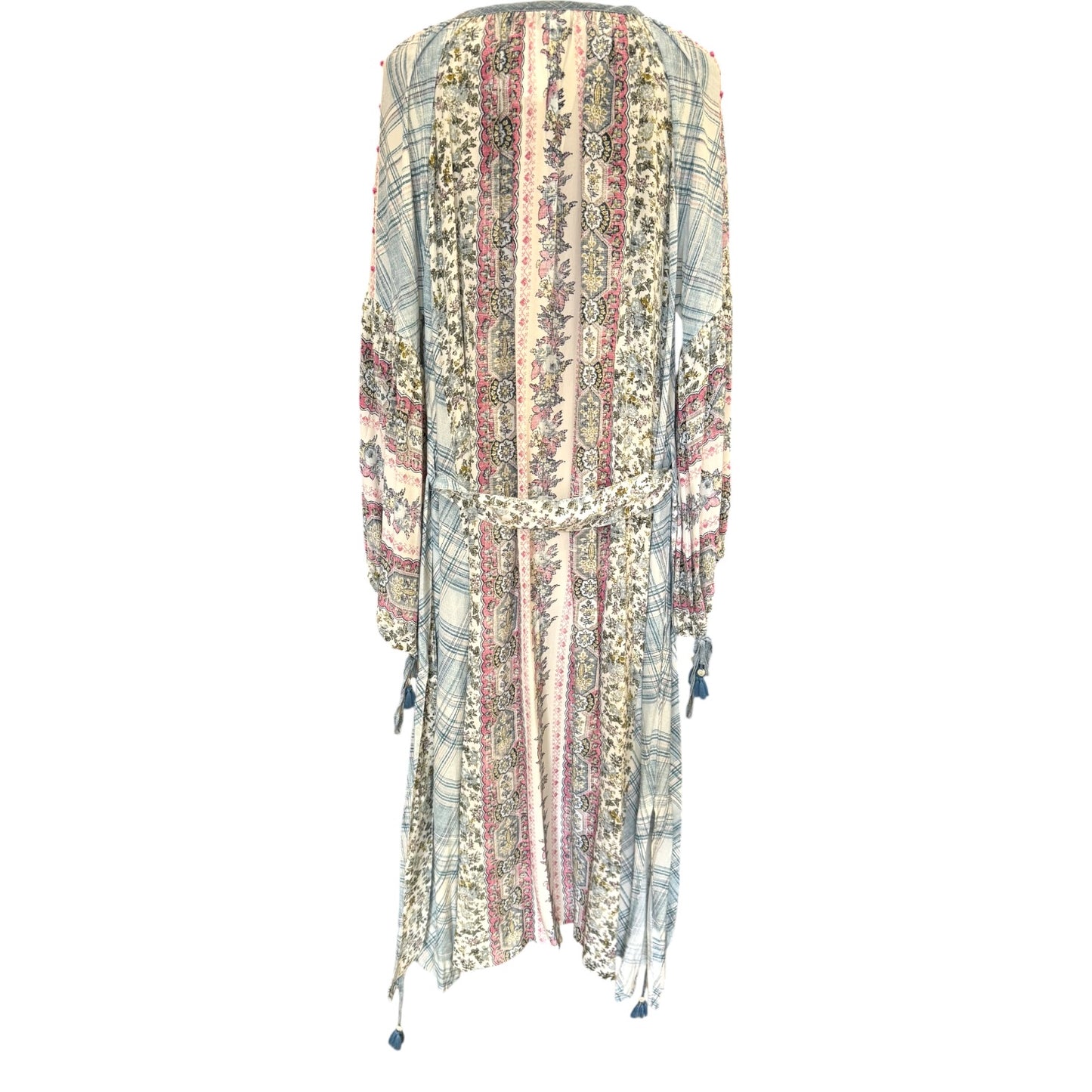 D'Ascoli Blue Silk Dress - 14/16