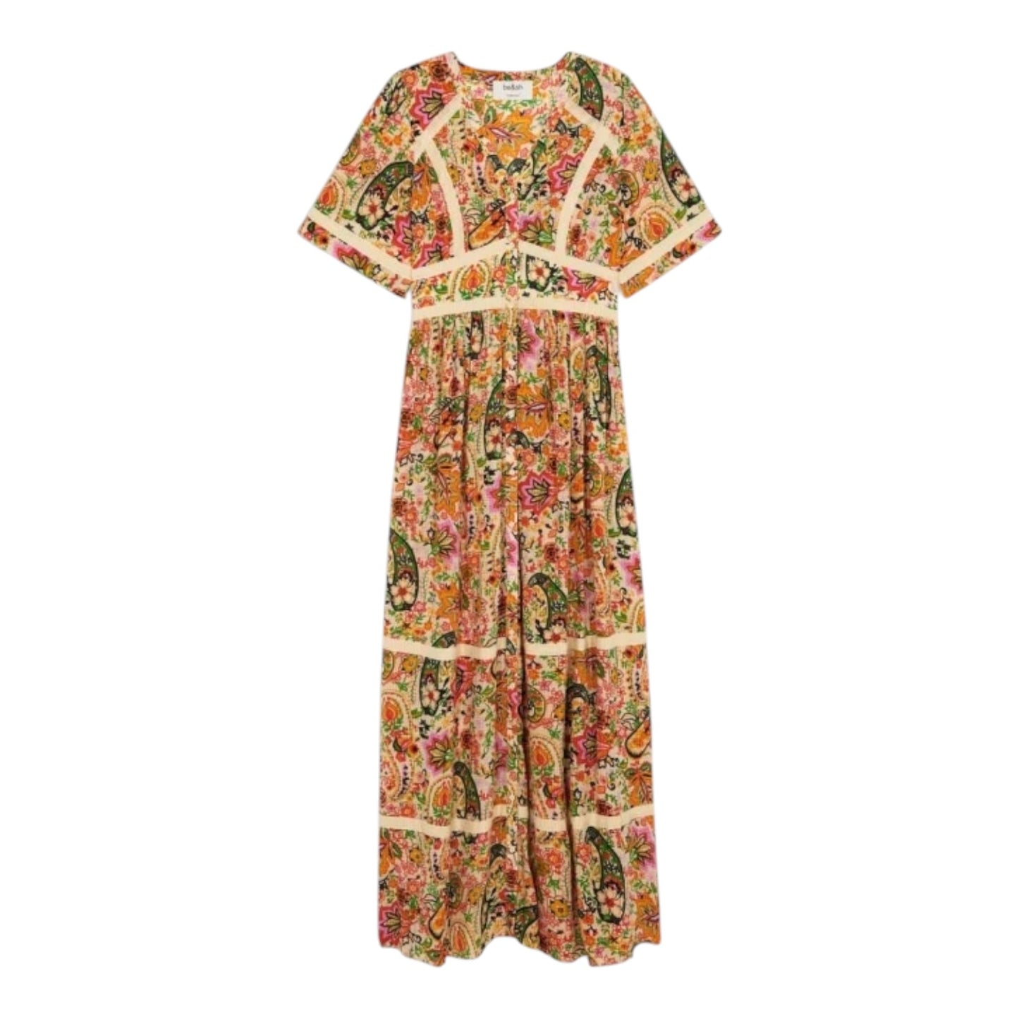 Ba&sh Benja Printed Midi Dress - 6/8