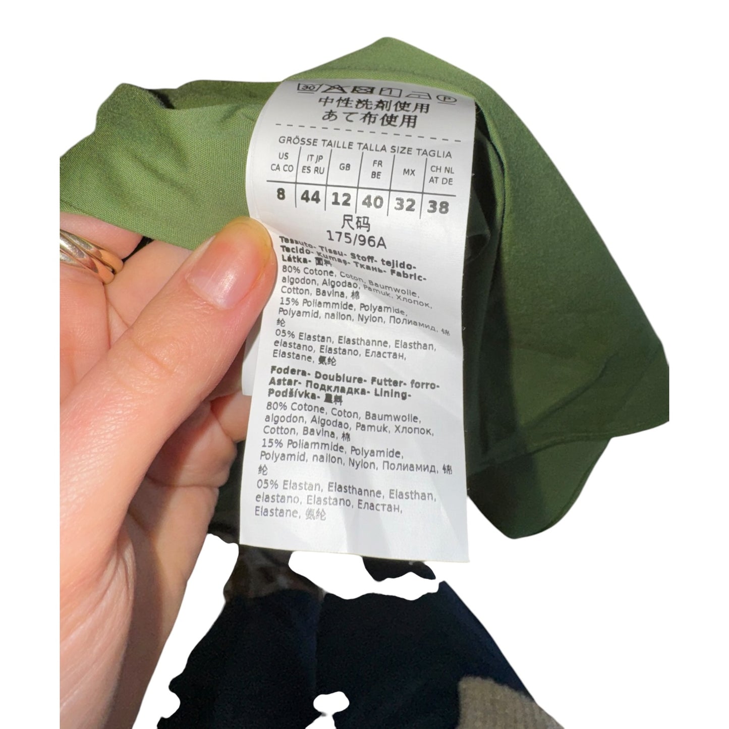 Marella Green 'Filing' Draped Dress - 10/12