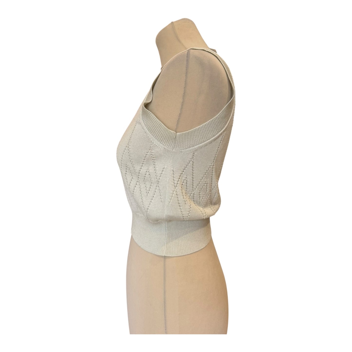 Golden Goose Tank Top in Baby Blue Knit - 10