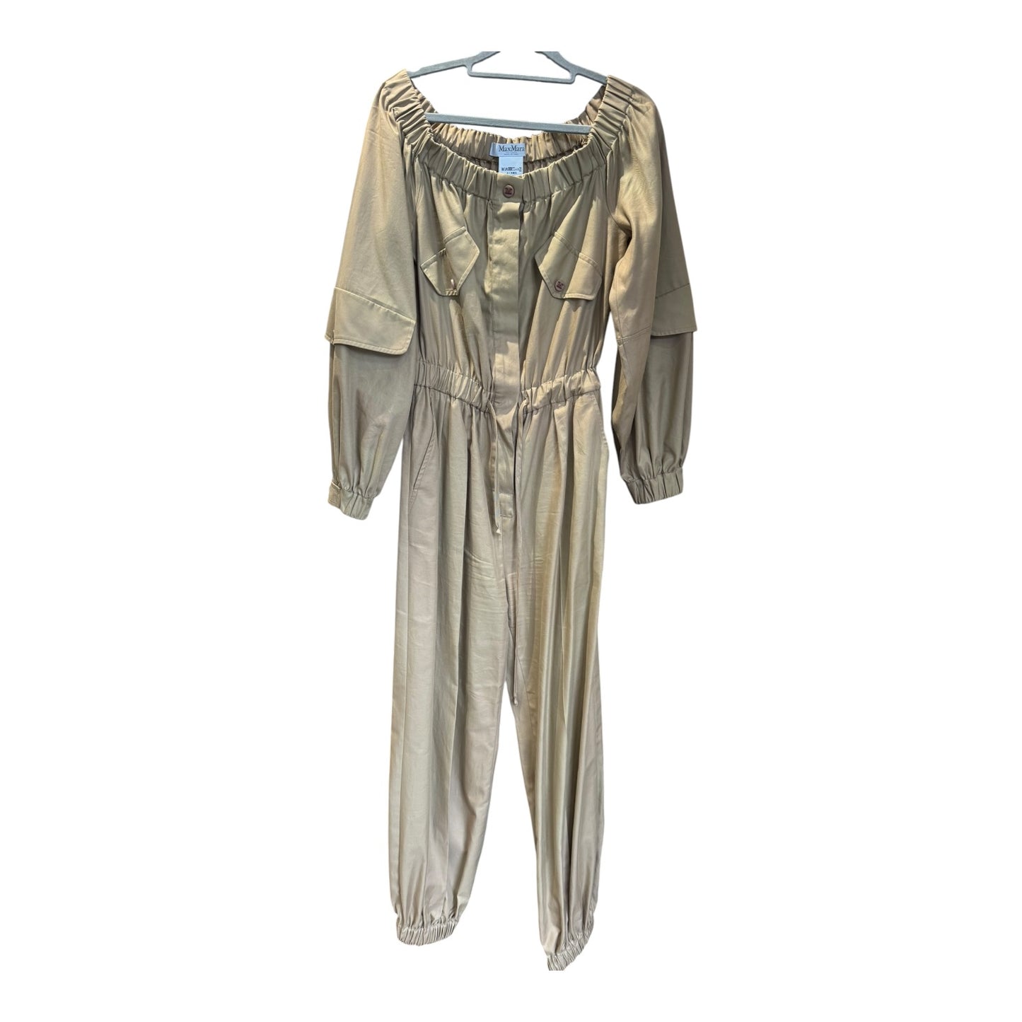 Max Mara Romana Off The Shoulder Jumpsuit - 10
