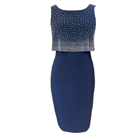 NEW Joseph Ribkoff Navy Embellished Dress