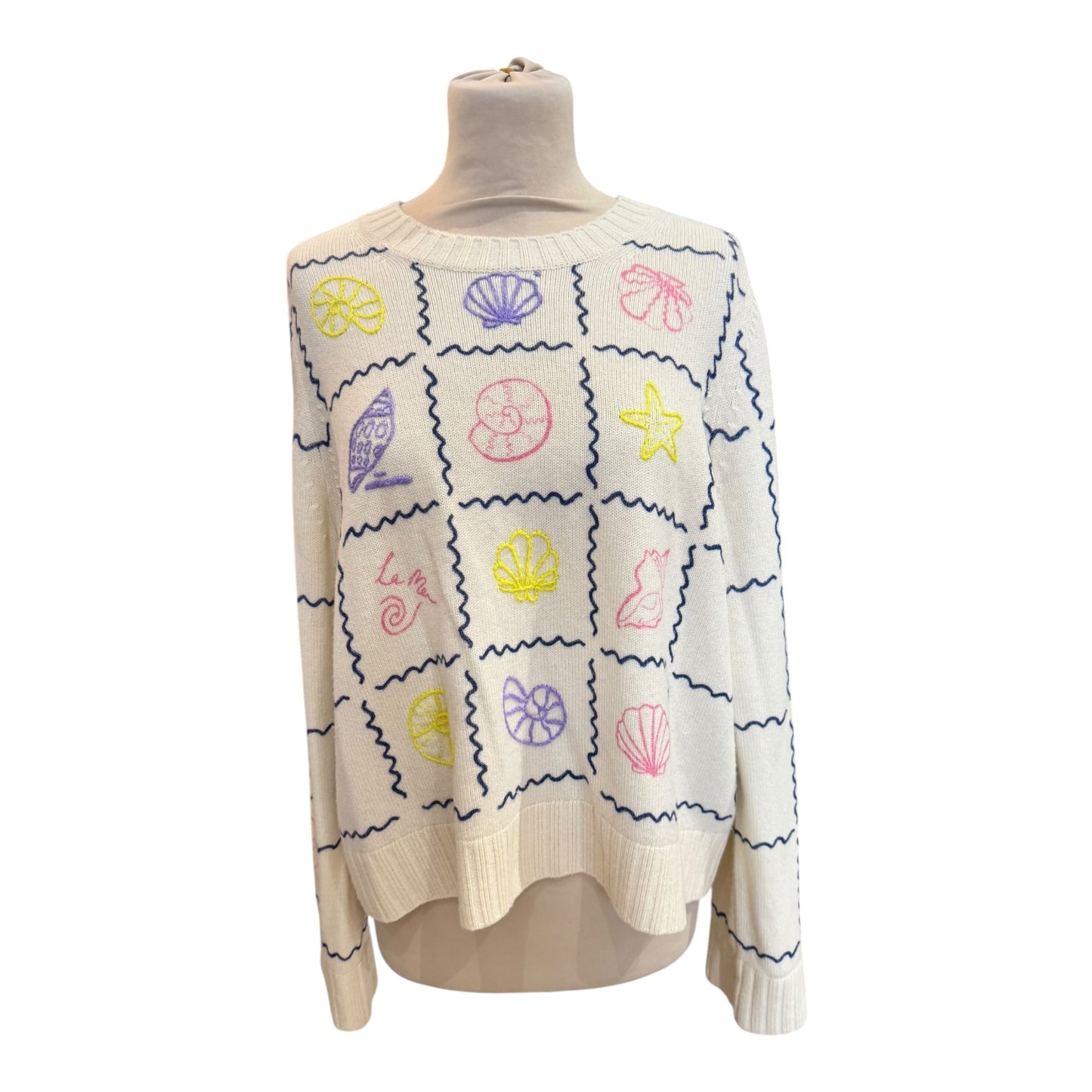 Chinti and Parker La Mer Wool and Cashmere Sweater - 10/12