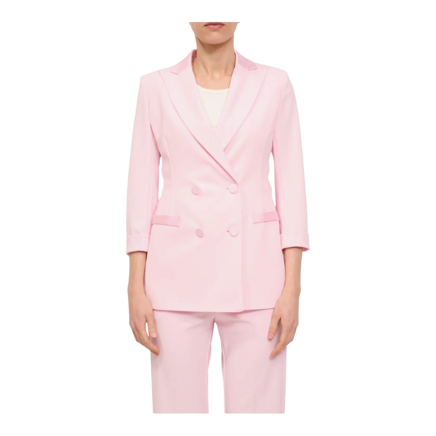 Imperial Rose Pink Trouser Suit - 14