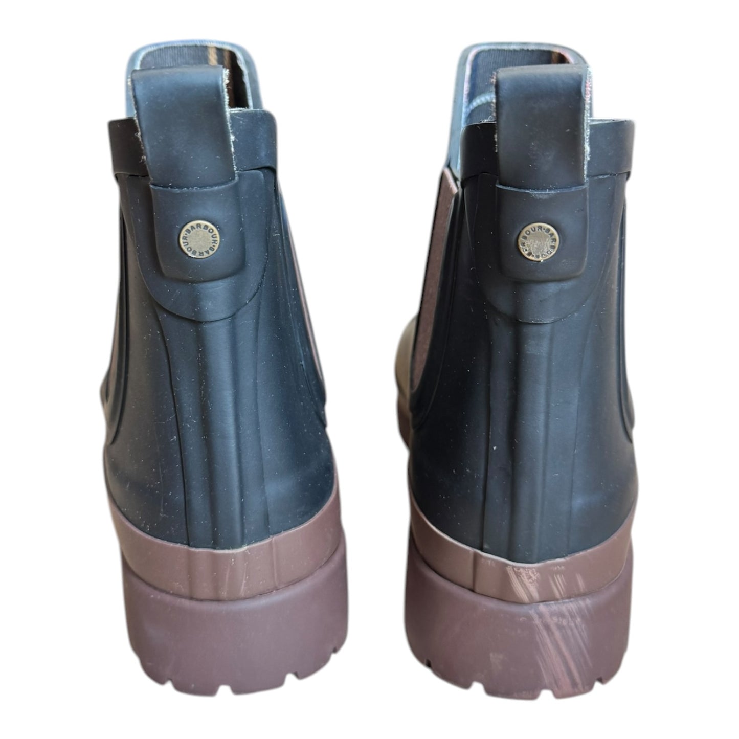 Barbour Black Mallow Chelsea Wellington Boots - 5 - NEW