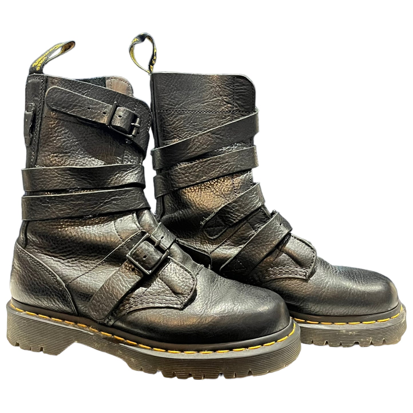 Dr Martens Black Biker Boots