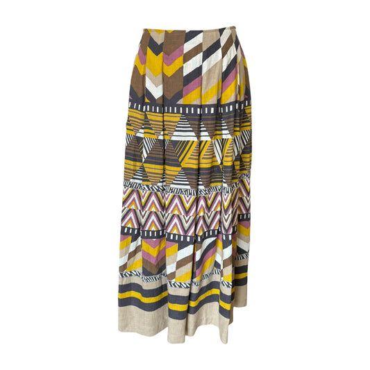 Weekend Max Mara Geometric Patterned Skirt - 12
