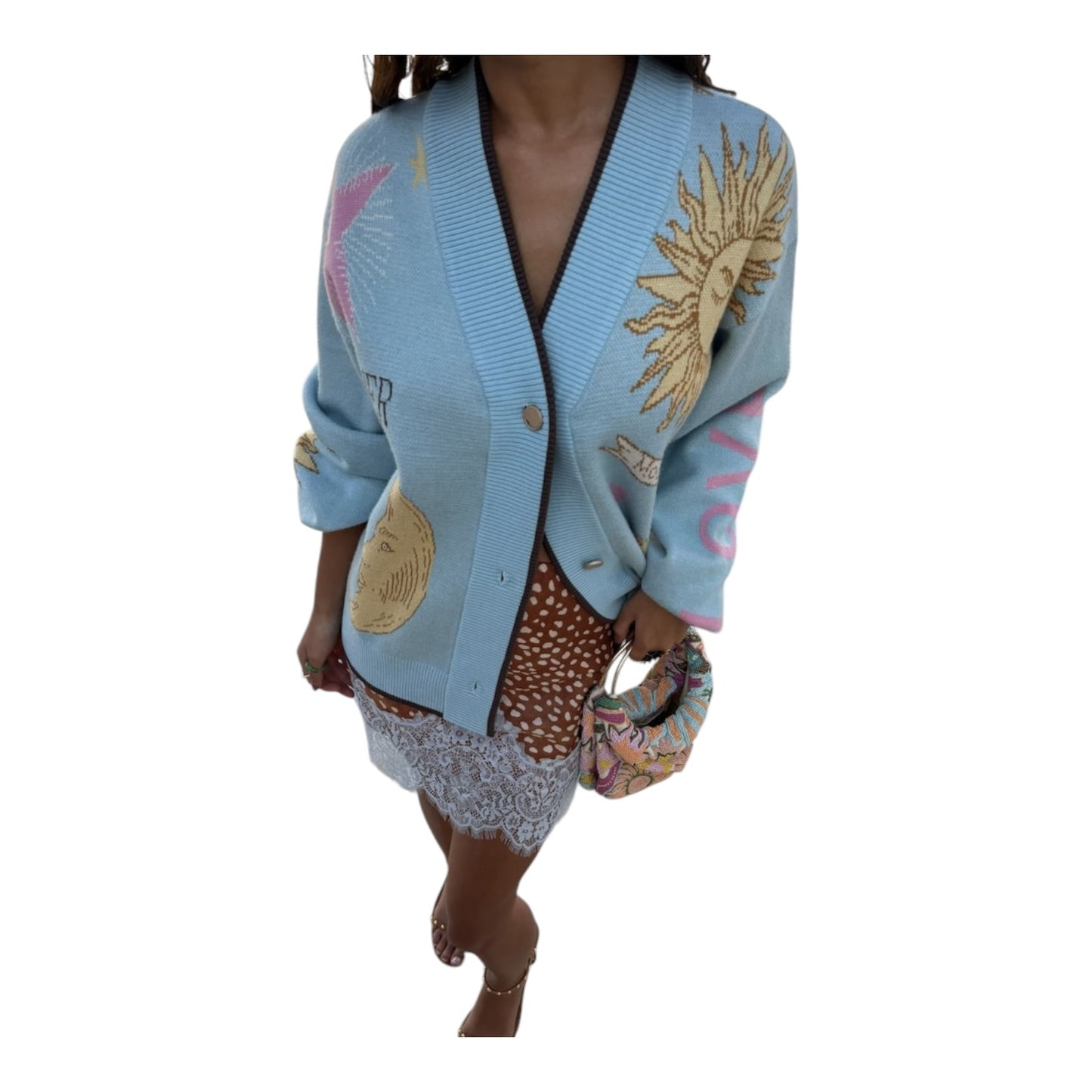 Never Fully Dressed Blue Blue Mystical Cardigan - 8/10