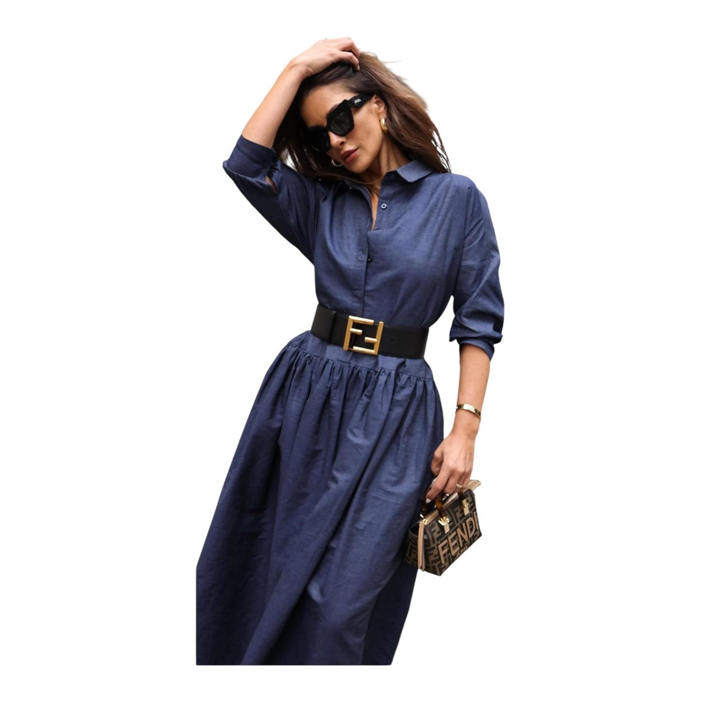 Marielle Stokkelaar Penelope Jeans Dress - one size, up to 16