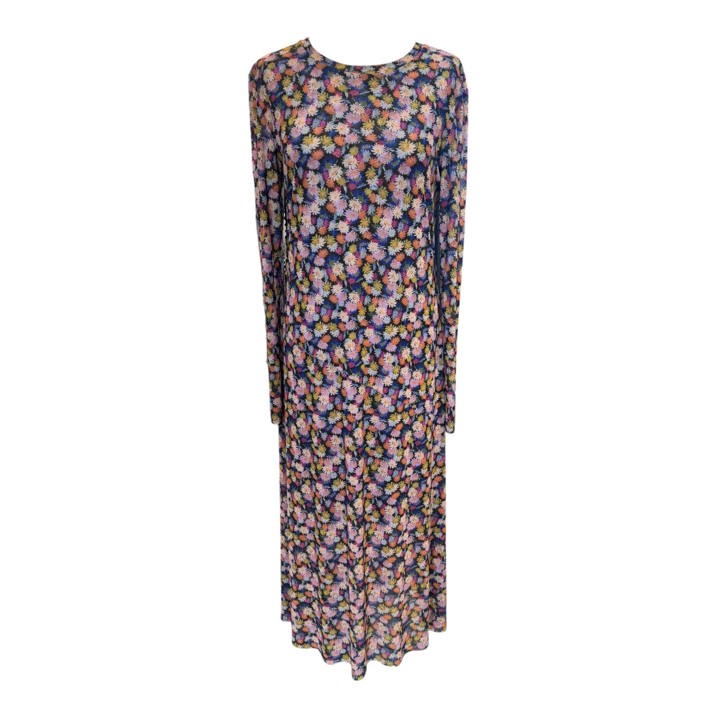 Paul Smith Flower Mesh Midi Dress - 12