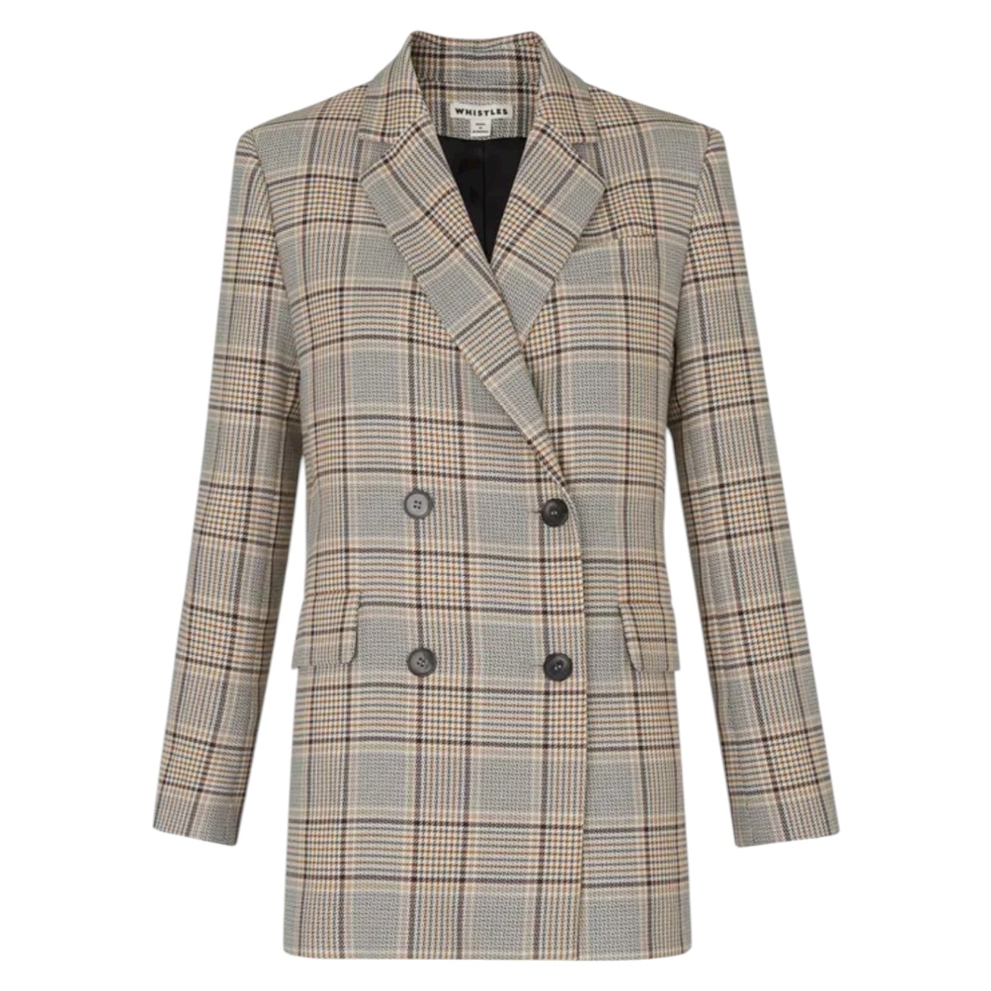 Whistles Check Blazer - 12 - NEW