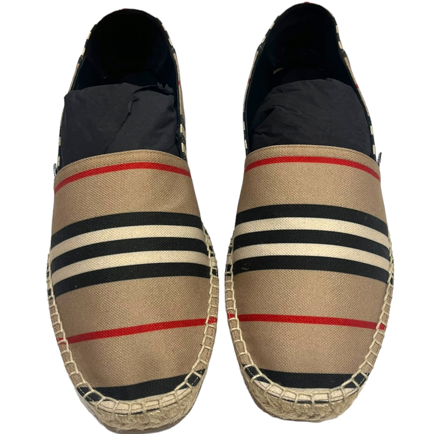 Burberry Check Espadrilles - 5 - NEW