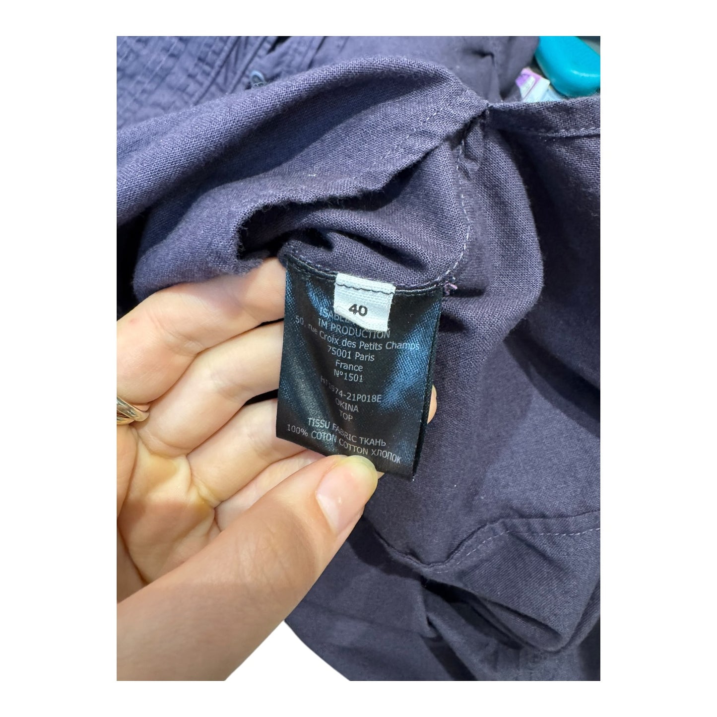 Marant Étoile Okina Pintucked Cotton Blouse - 14