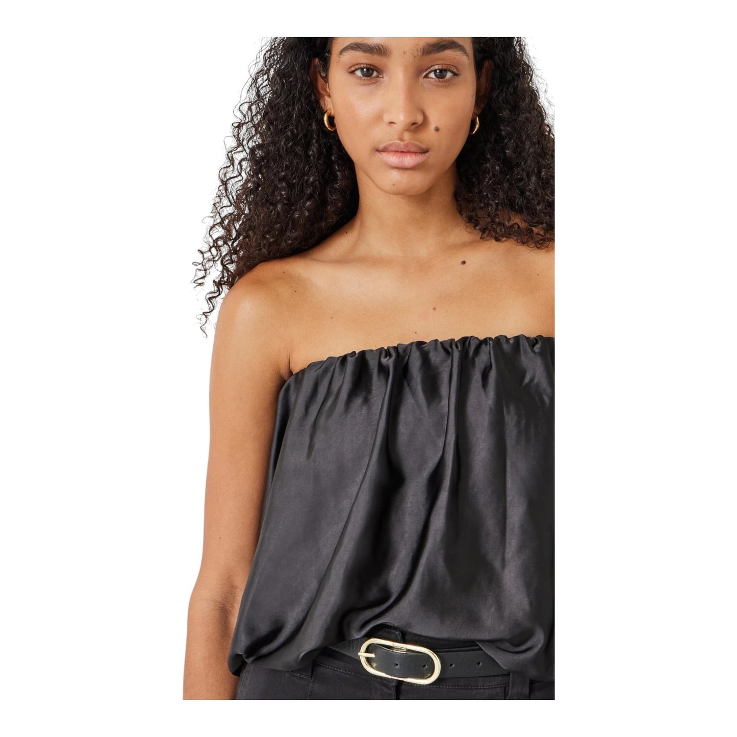 Hush Black Lexia Strapless Top - 8 - NEW
