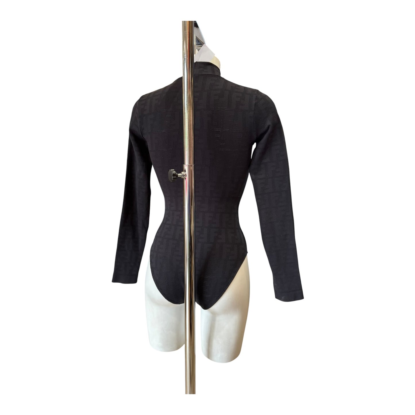 Fendi Black Logo Bodysuit - 8/10