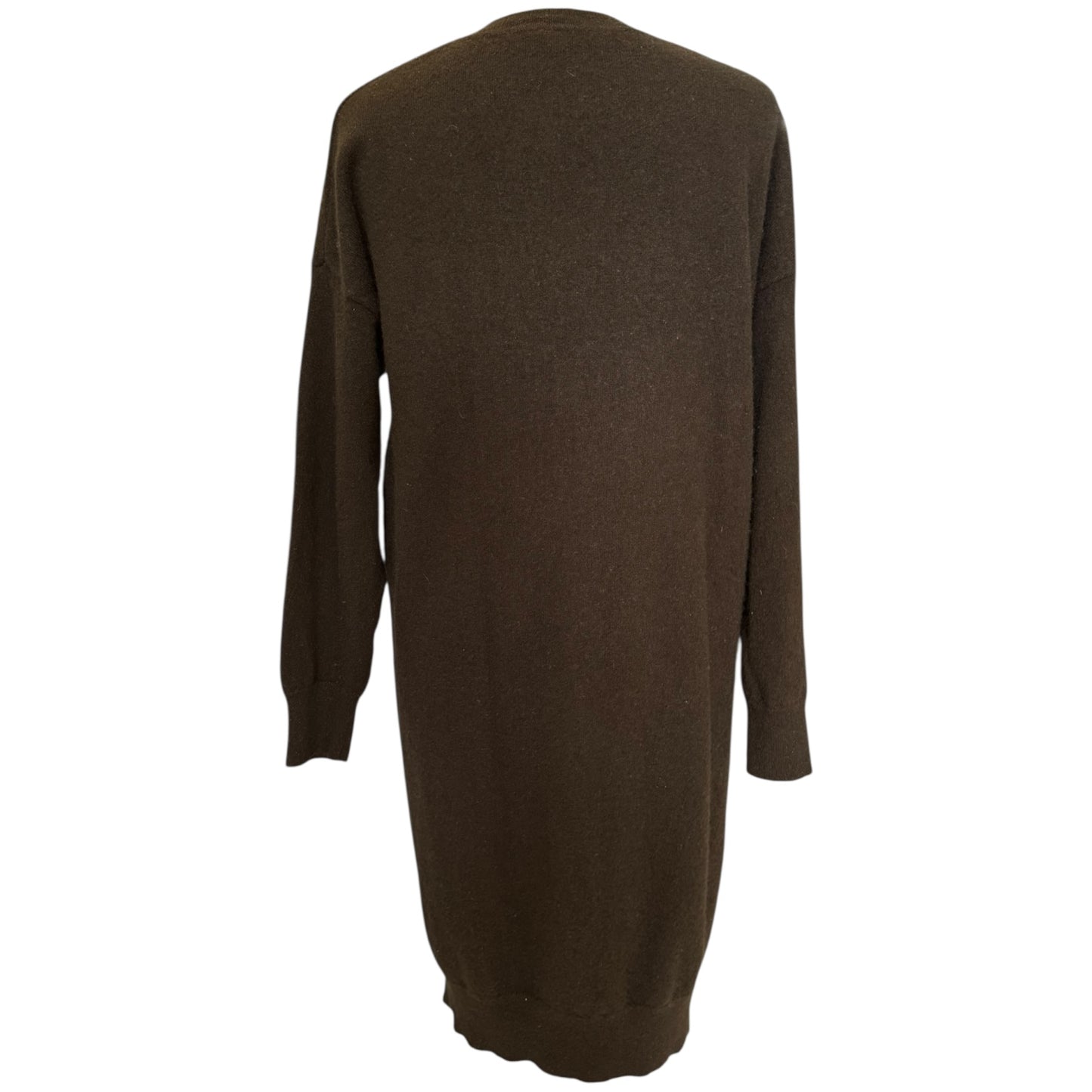 Estheme Studio Black Cashmere V Neck Jumper Dress - 12