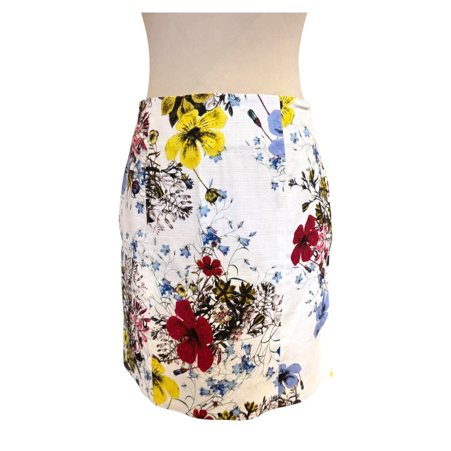 Erdem Adele Floral Canvas Mini Skirt - 12