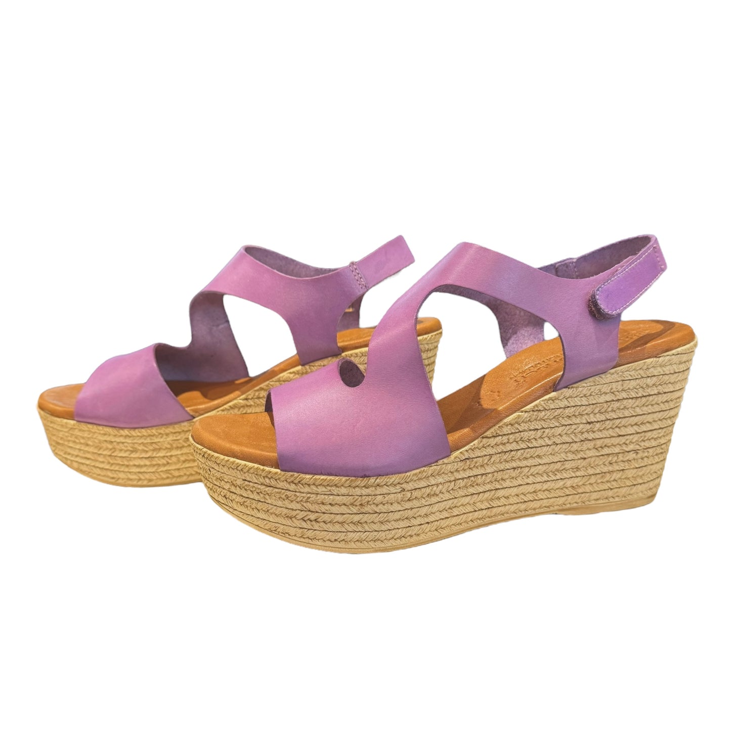 Tim & Simonsen Purple Espadrille Heels - 8 - NEW