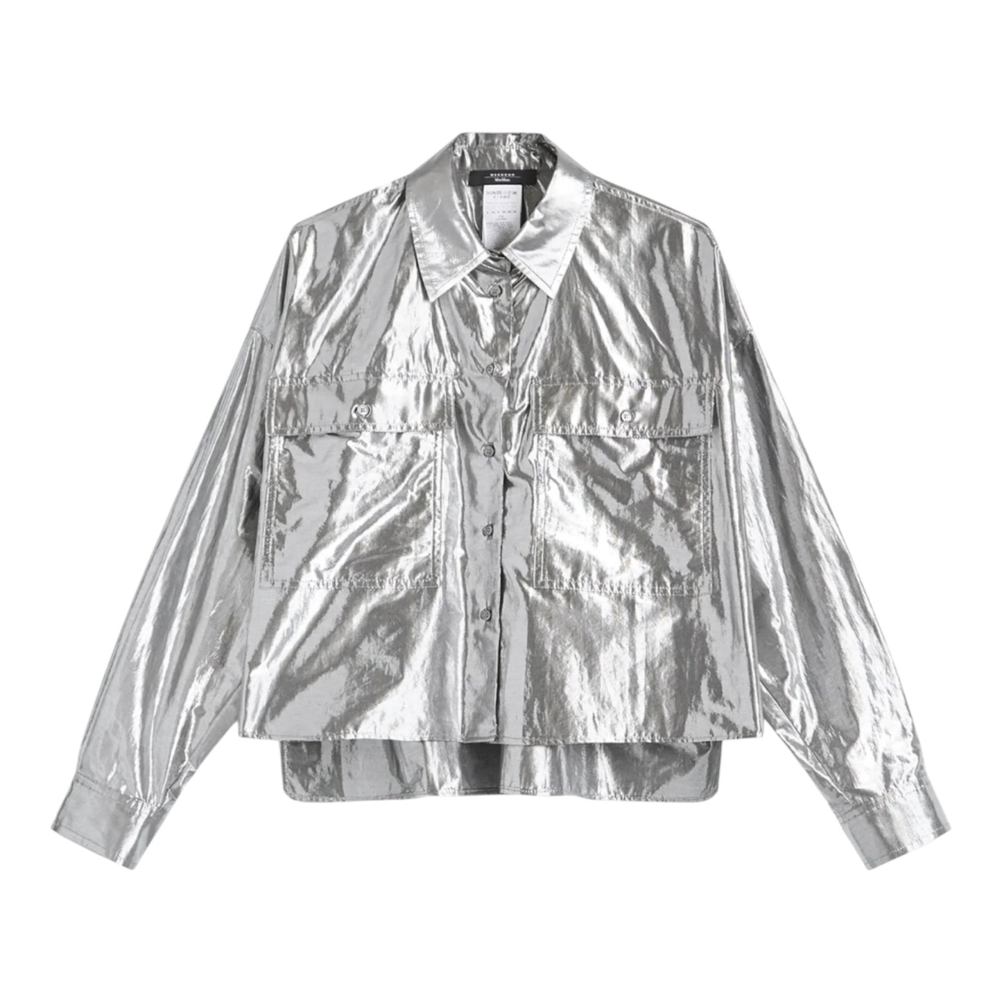 Weekend Max Mara Silver 'Aldeno' Shirt - 10/12