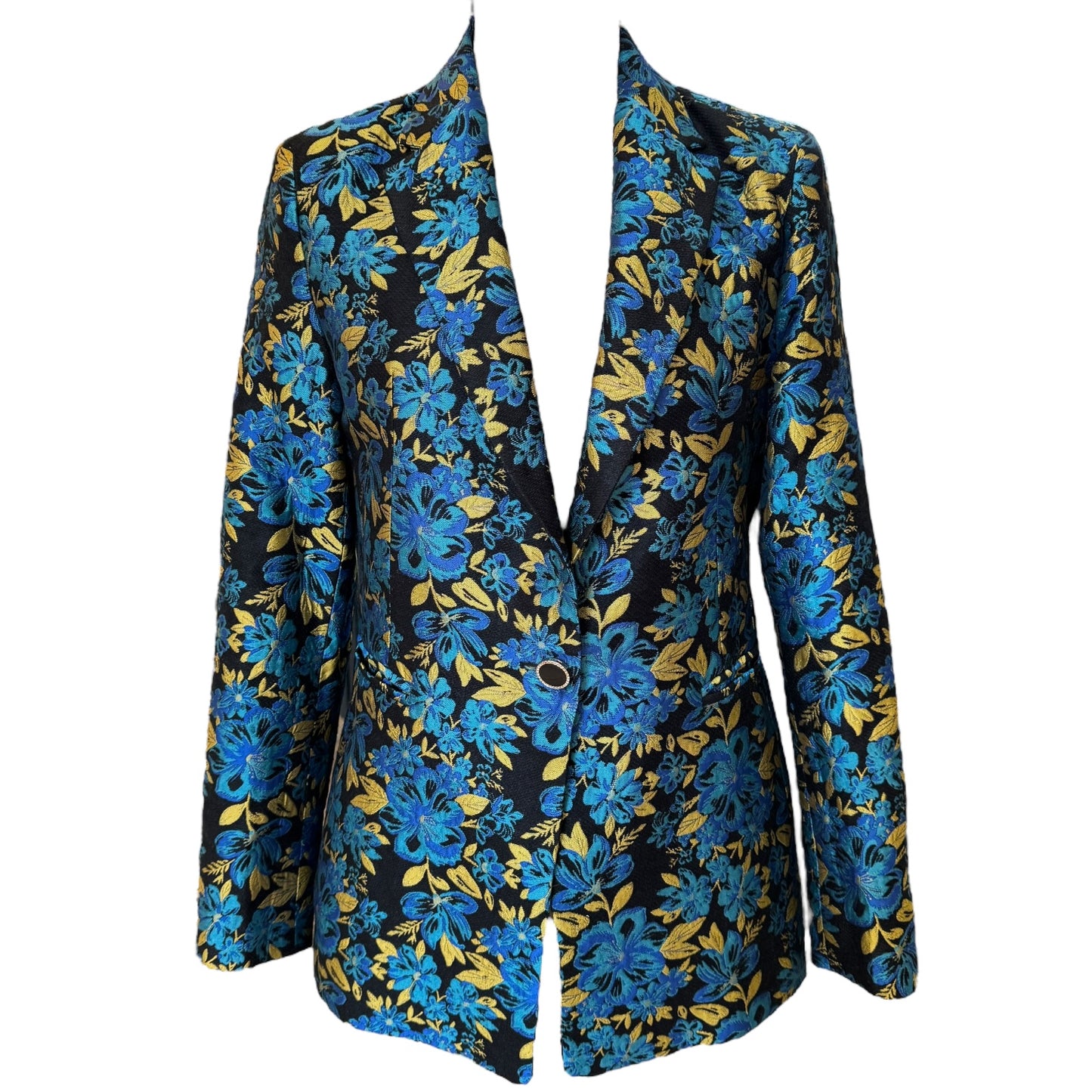 Sister Jane Blue Floral Blazer - 10