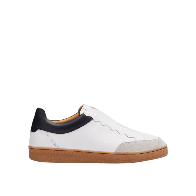 Russell & Bromley Roll Up Scallop Laceless Trainer - 39/6