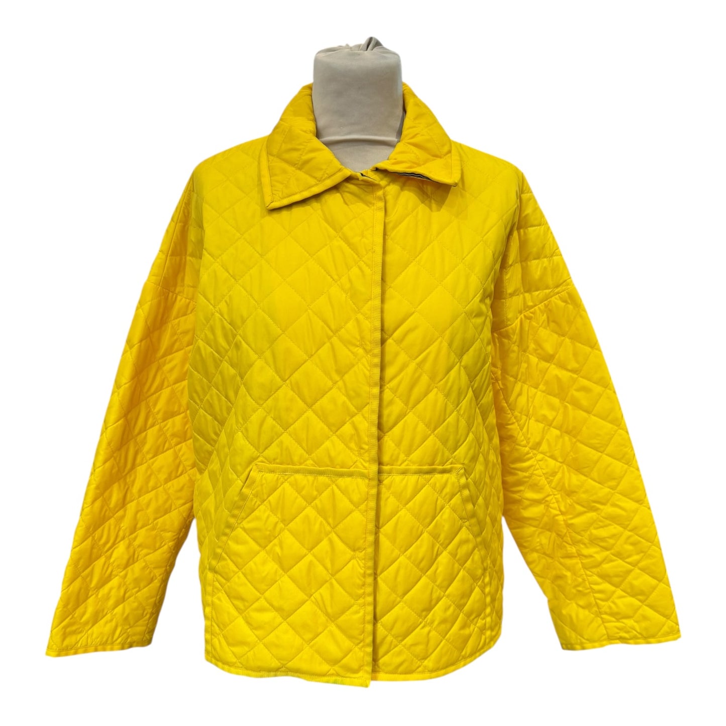 Weekend Max Mara Yellow Quilted Jacket - 10