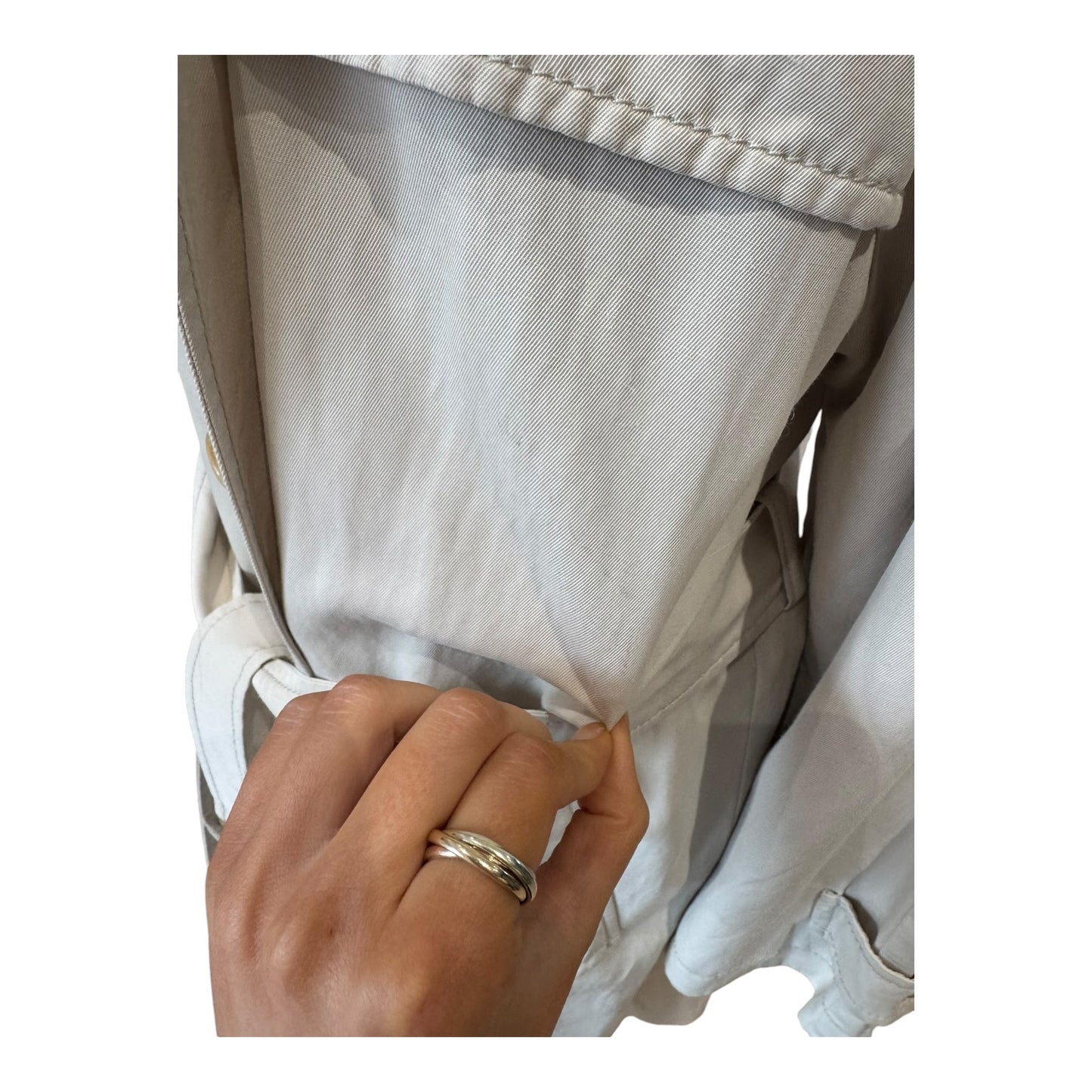 Max Mara Studio Beige Mac Coat - 12