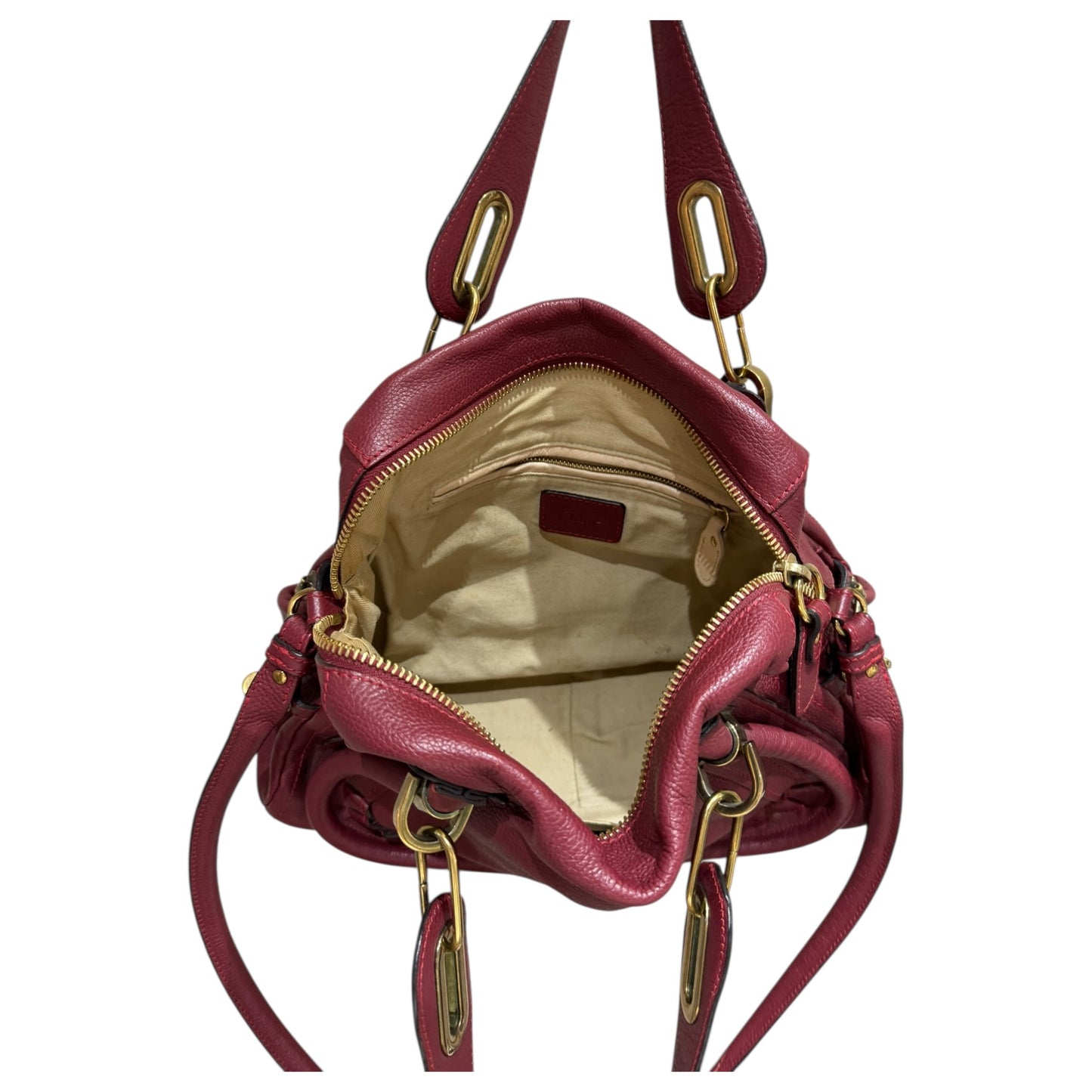 Chloé Paraty 2Way Bag in Brick Red