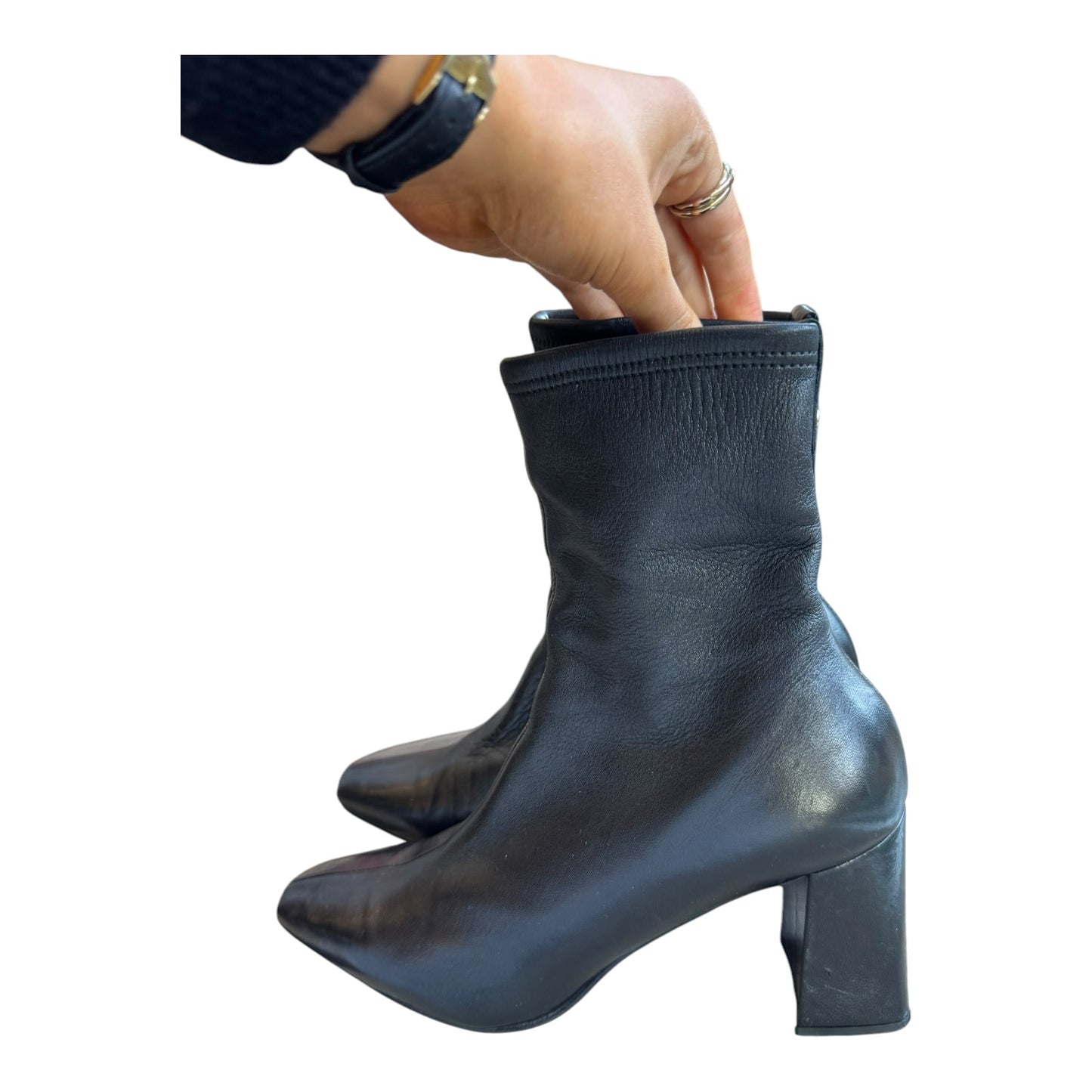 Russell & Bromley Latenight Leather Sock Boot - 38/5