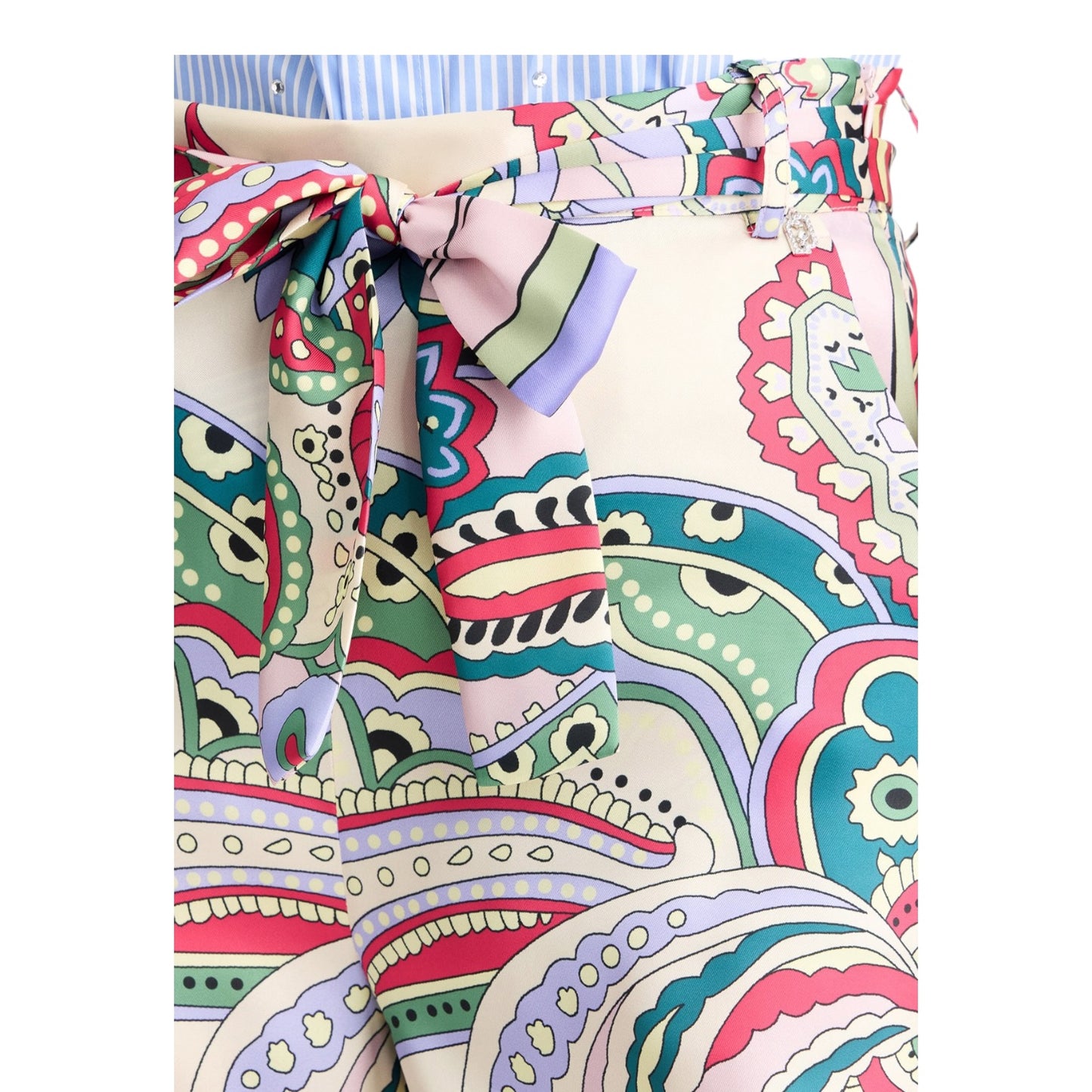 Liu Jo Printed Wide Leg Trousers - 6/8