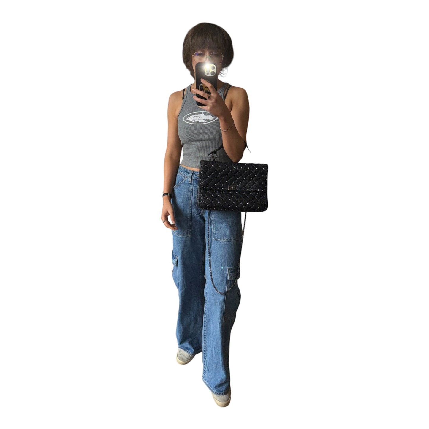 Valentino Garavani Black Rockstud Bag