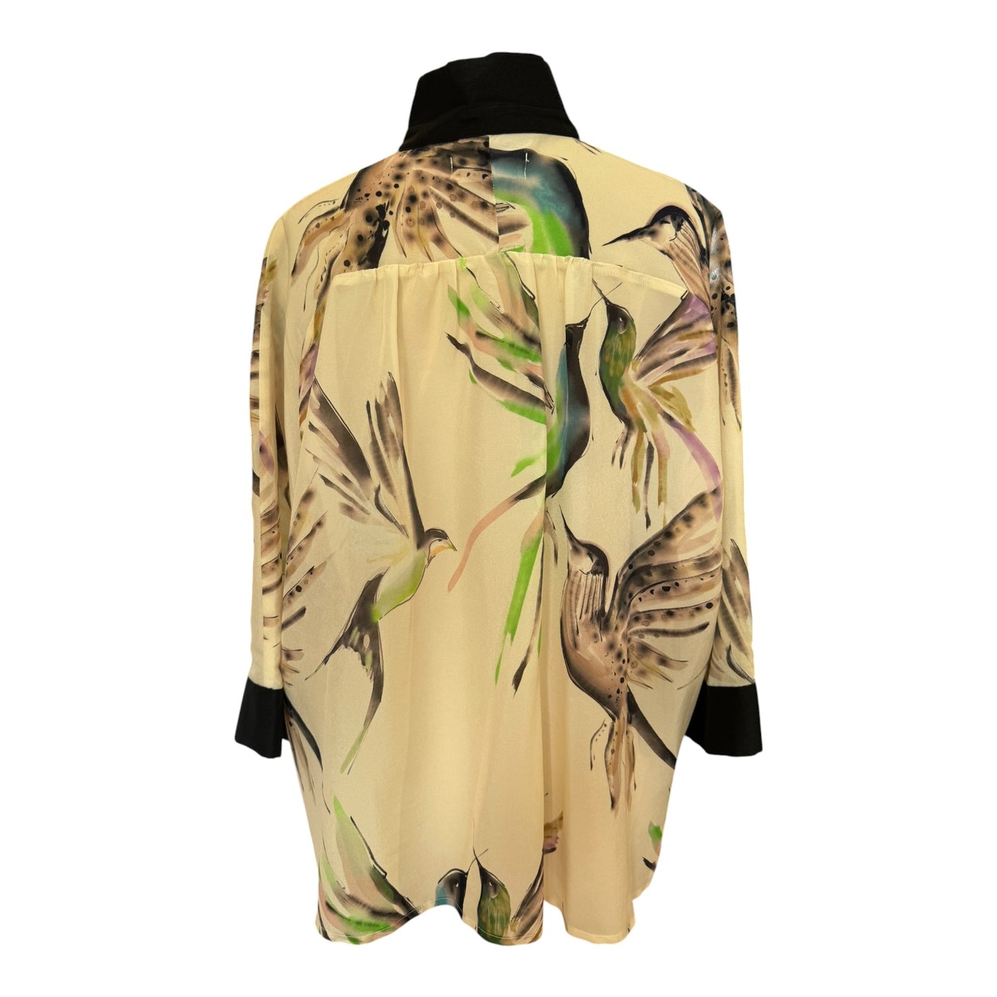 Psophia Cream Floral Kimono Blouse - 12/14