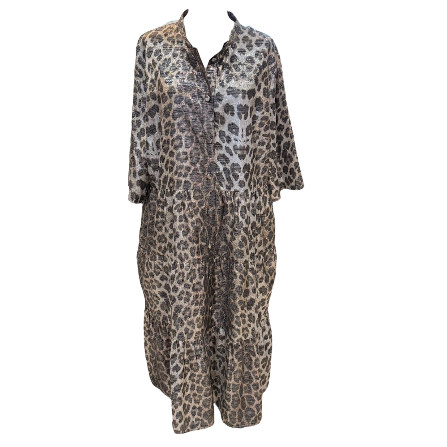 Helene Berman Lurex Animal Dress - 18