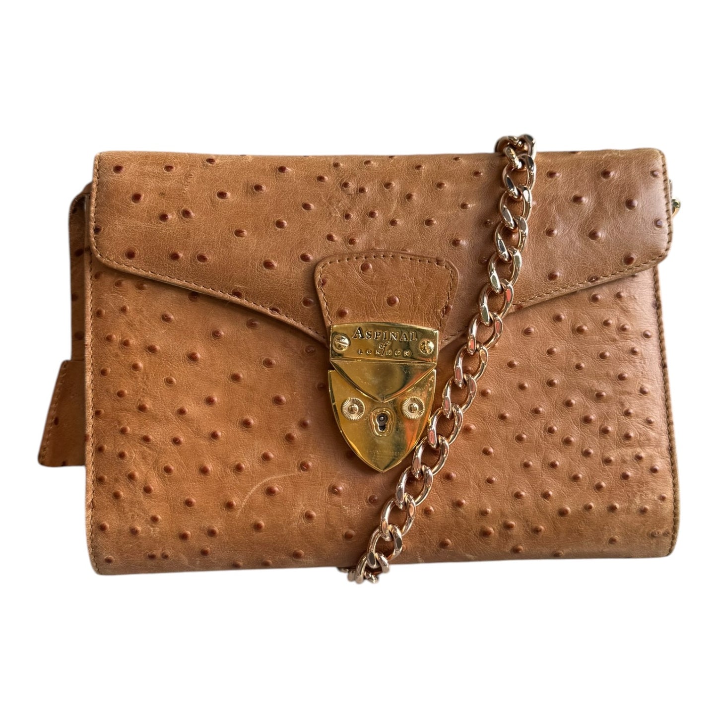 Aspinal Ostrich Skin Wallet