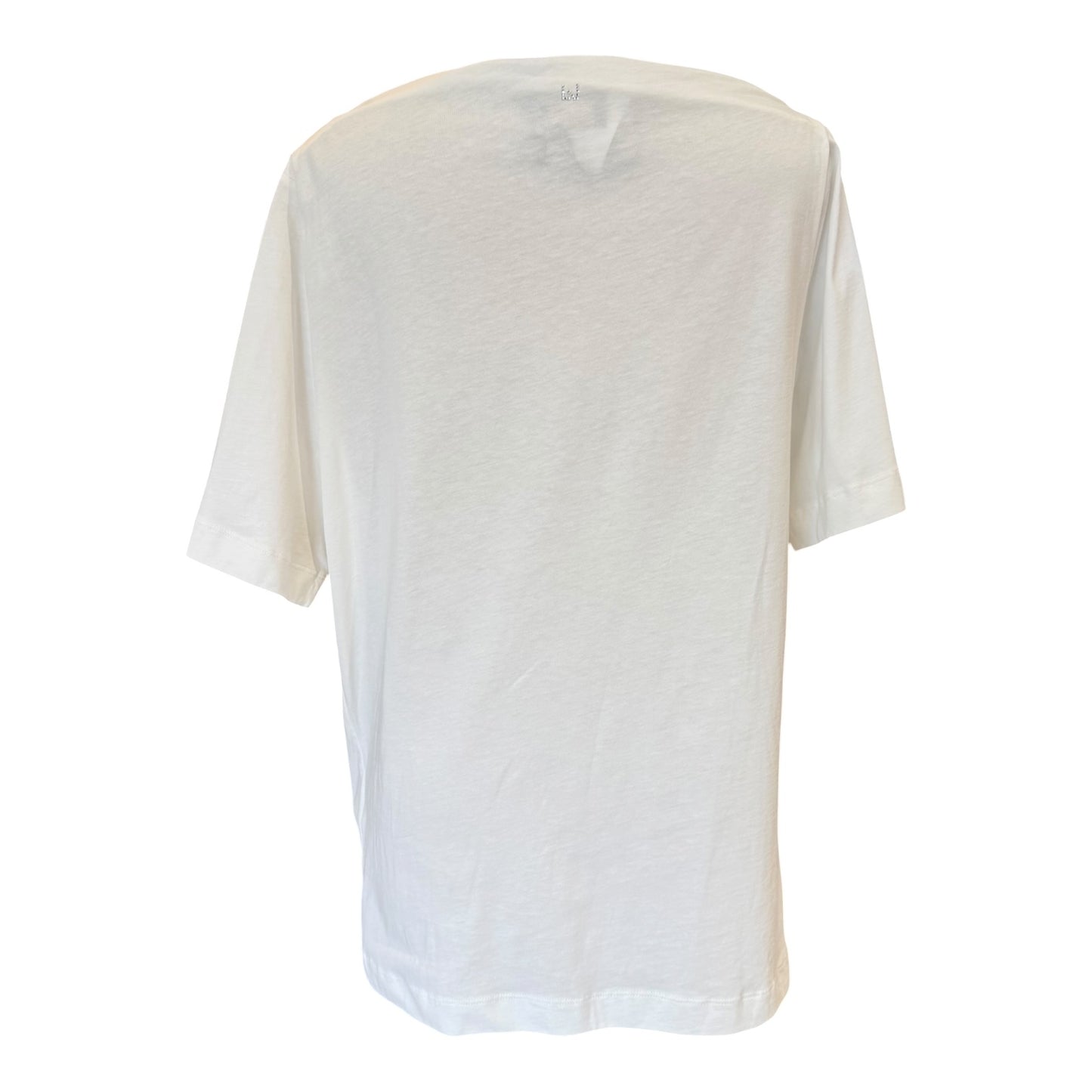 Liu Jo White T Shirt with Star Embellishment - 12 - NEW