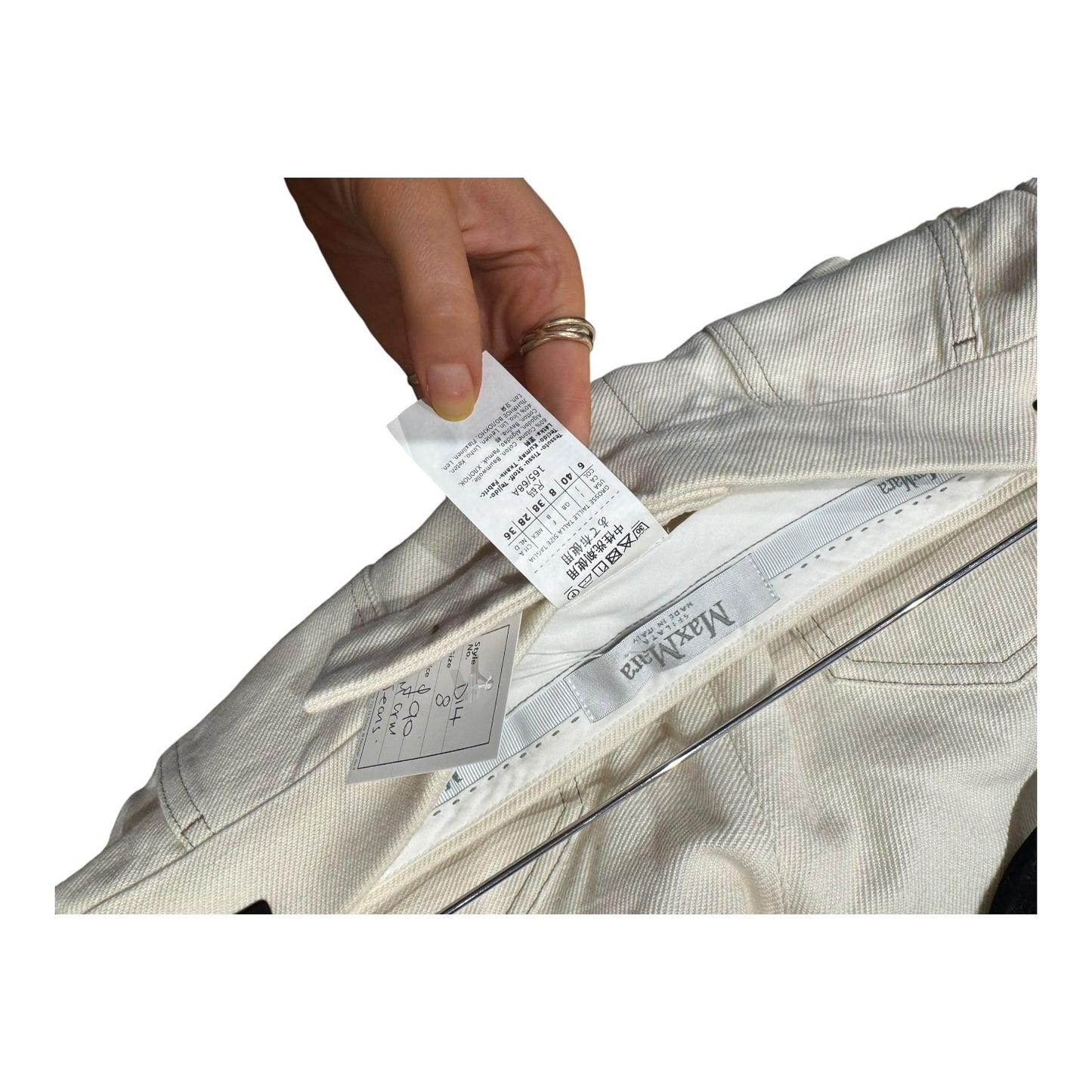 Max Mara Sfilata Cream Alete Trousers - 8
