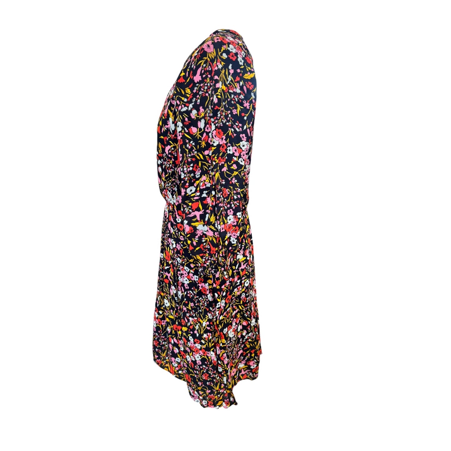 Whistles Pink Floral Meadow Flippy Dress - 12