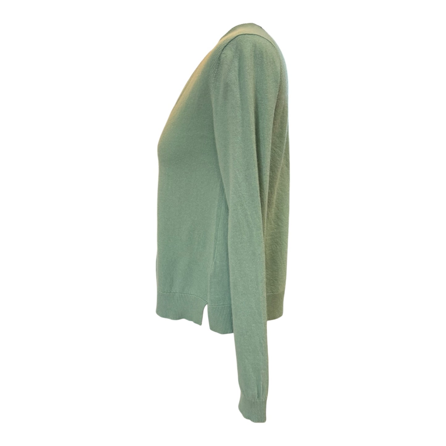 Loro Piana Baby Cashmere Sea Green Cardigan - 10/12