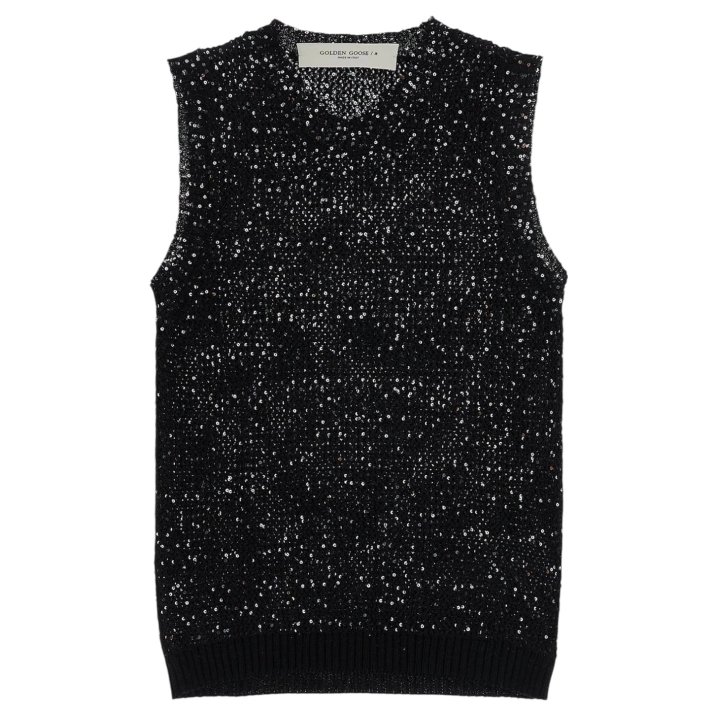 Golden Goose Knitted Vest with Sequins - 10