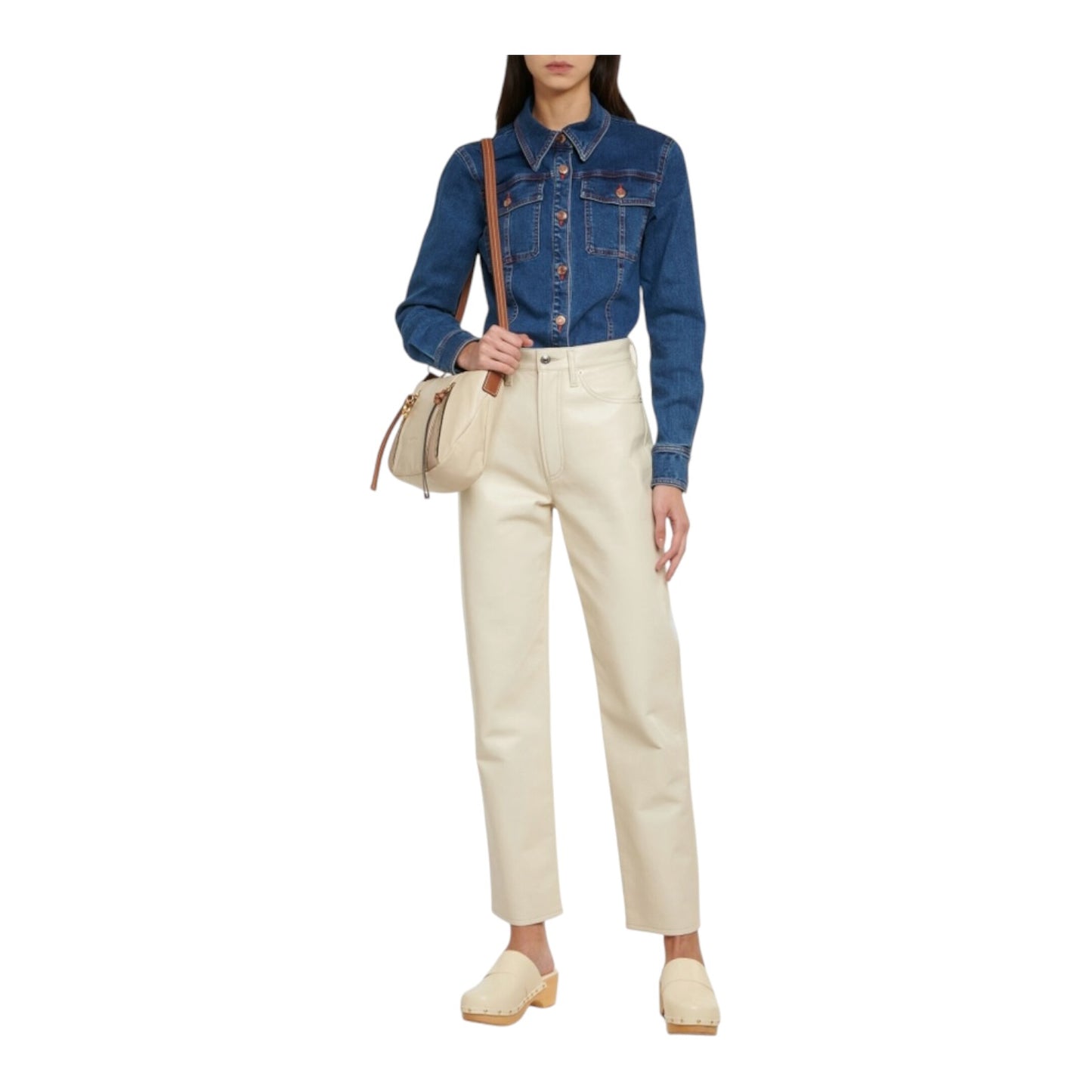 See By Chloe Dark Denim Jacket - 12 - NEW