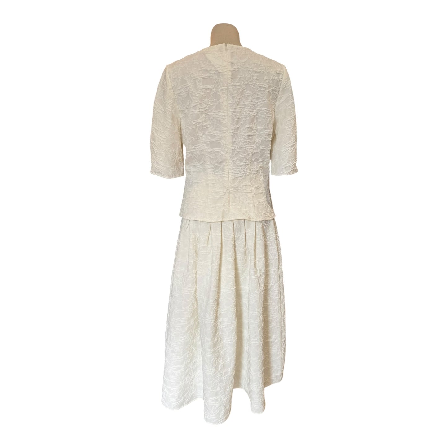InWear Cennox Cream Jacquard Two Piece - 10/12