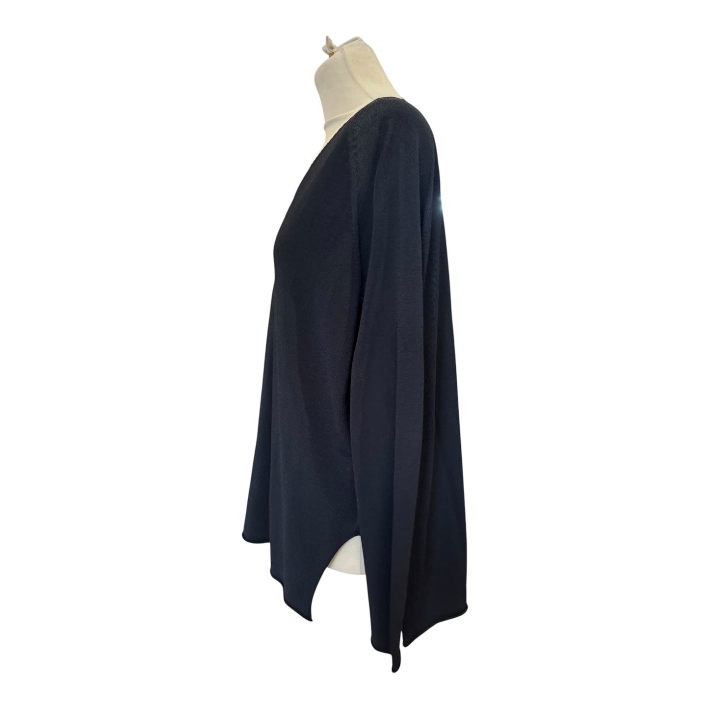 Annette Gortz Black V Neck Jumper - 14