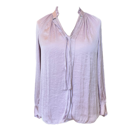 Jigsaw Lilac Silk Blouse