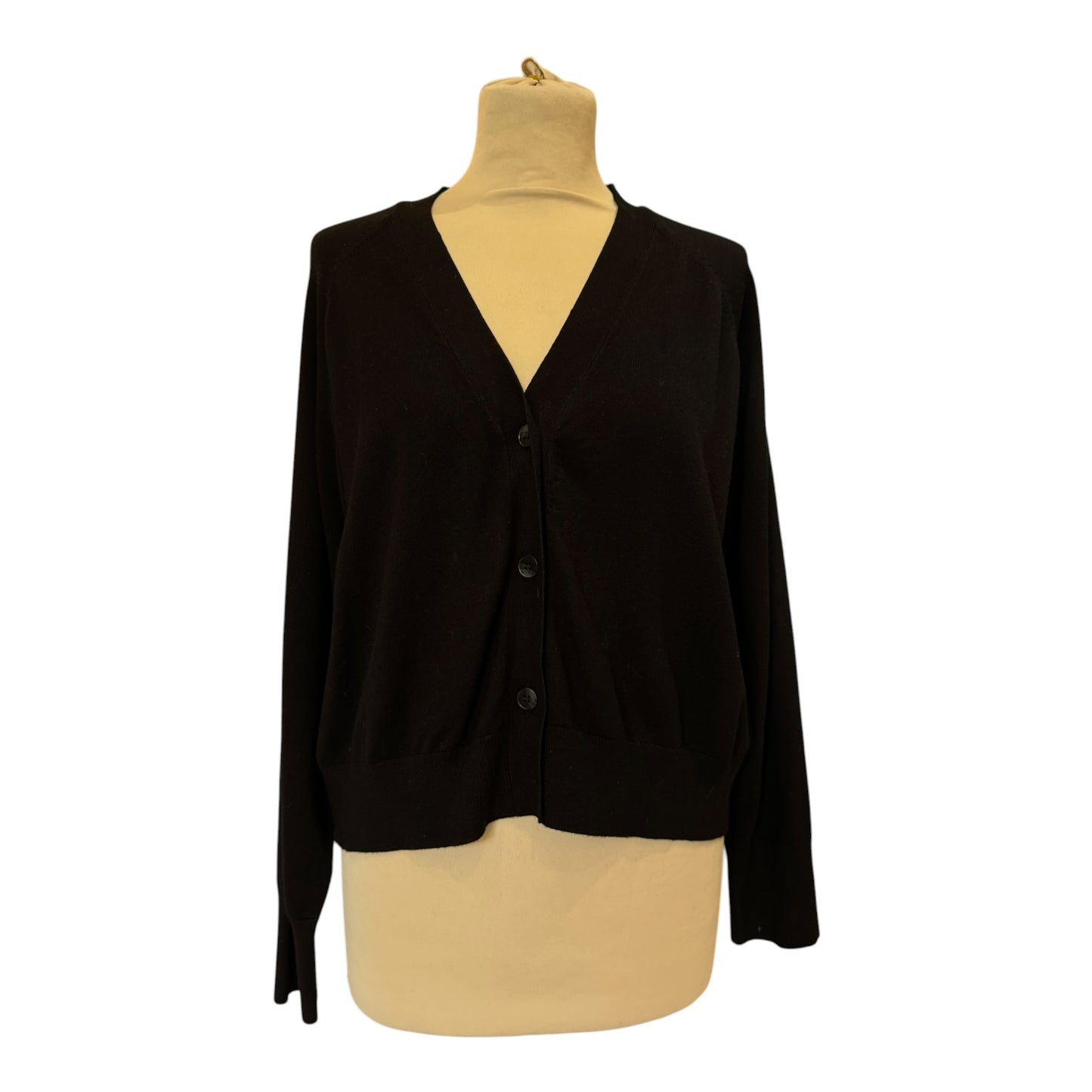 Emme Black Crop Cardigan - 10