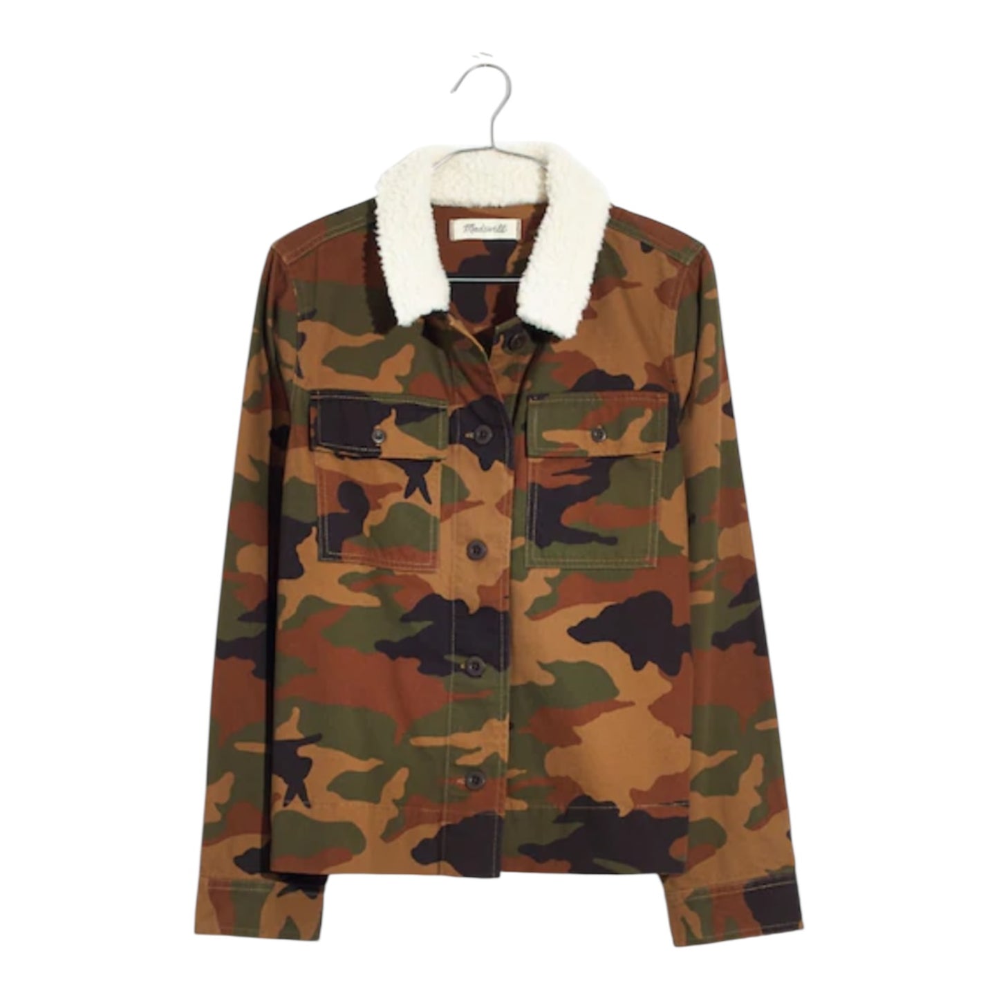 Madewell Northward Cropped Army Jacket - 14